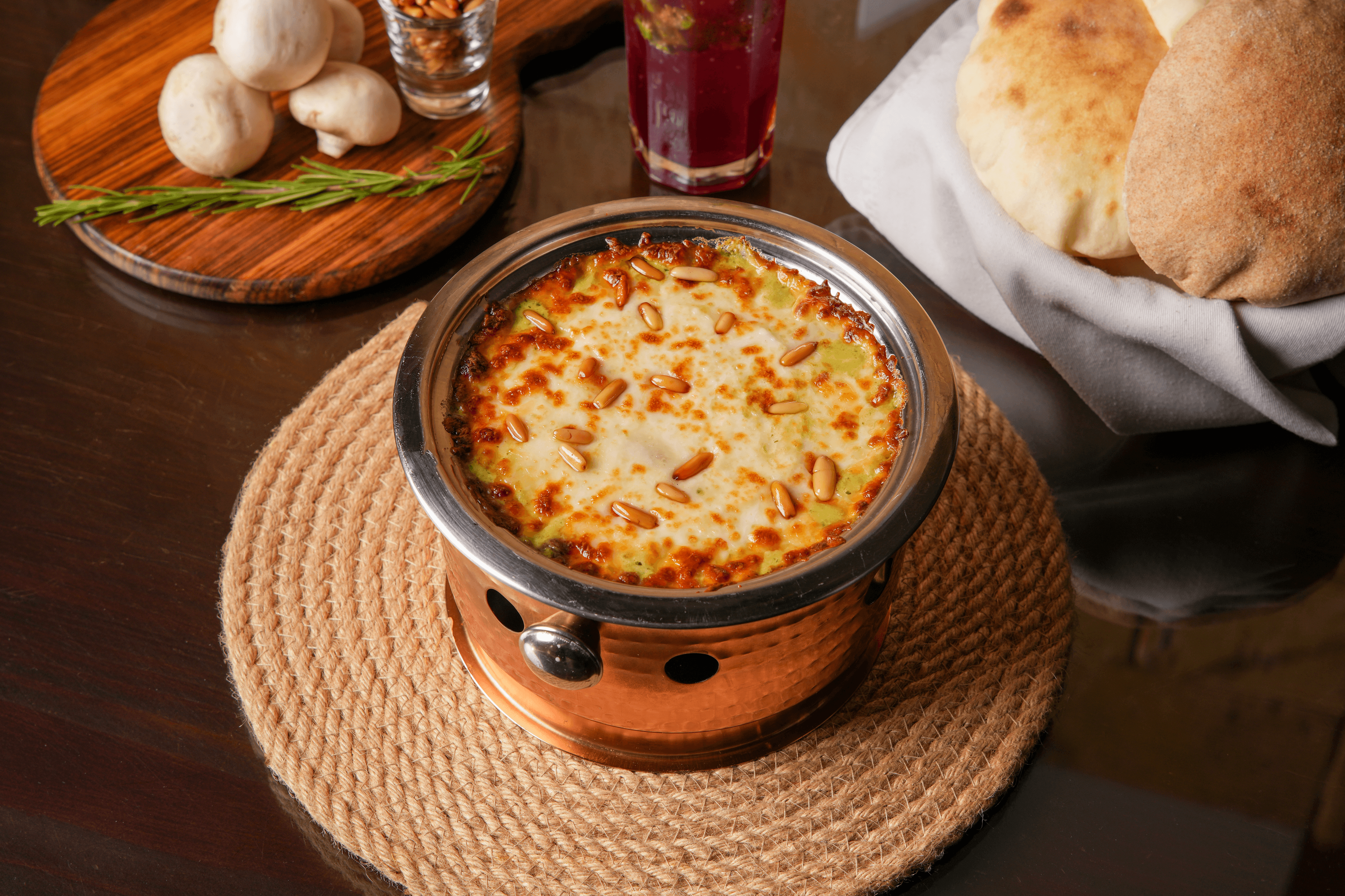 راس عصفور دجاج مع الريحان